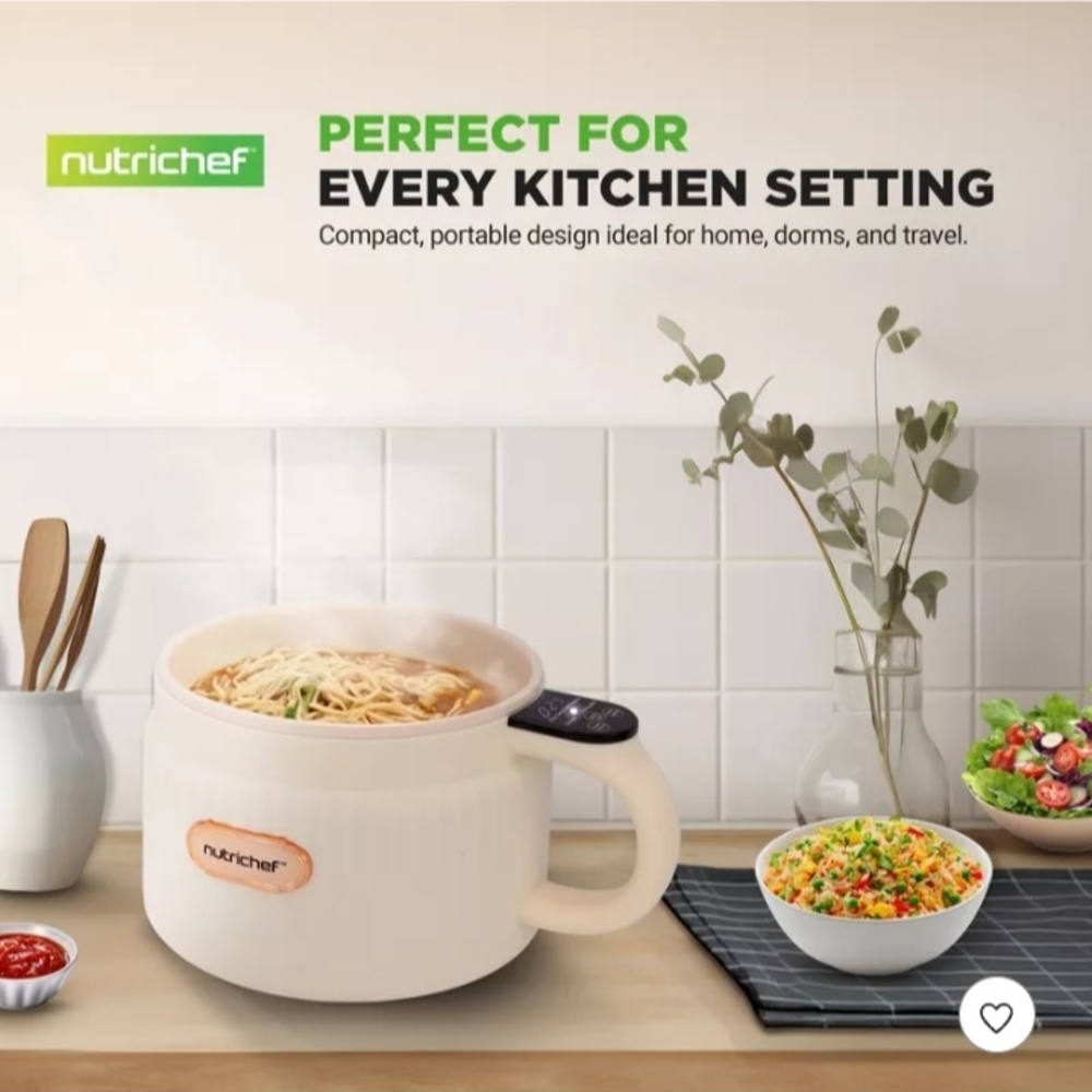 NutriChef 1.6L Multi- Functional Electrc Rice Cooker. - Picture 4 of 11